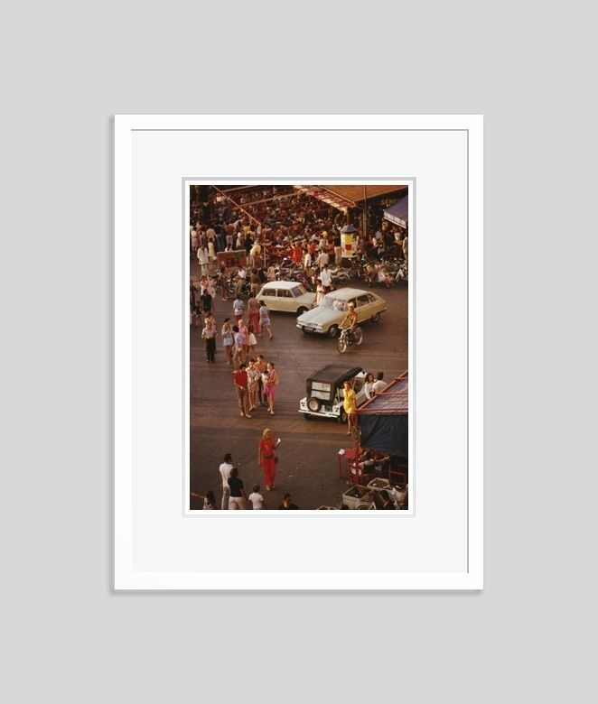 Slim Aarons 'Saint Tropez' Framed White photo furniture