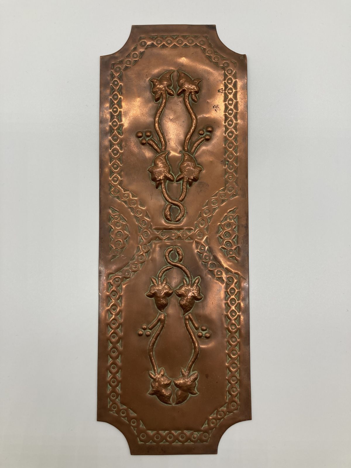 Set Of Arts And Crafts Copper Finger Plates photo furniture