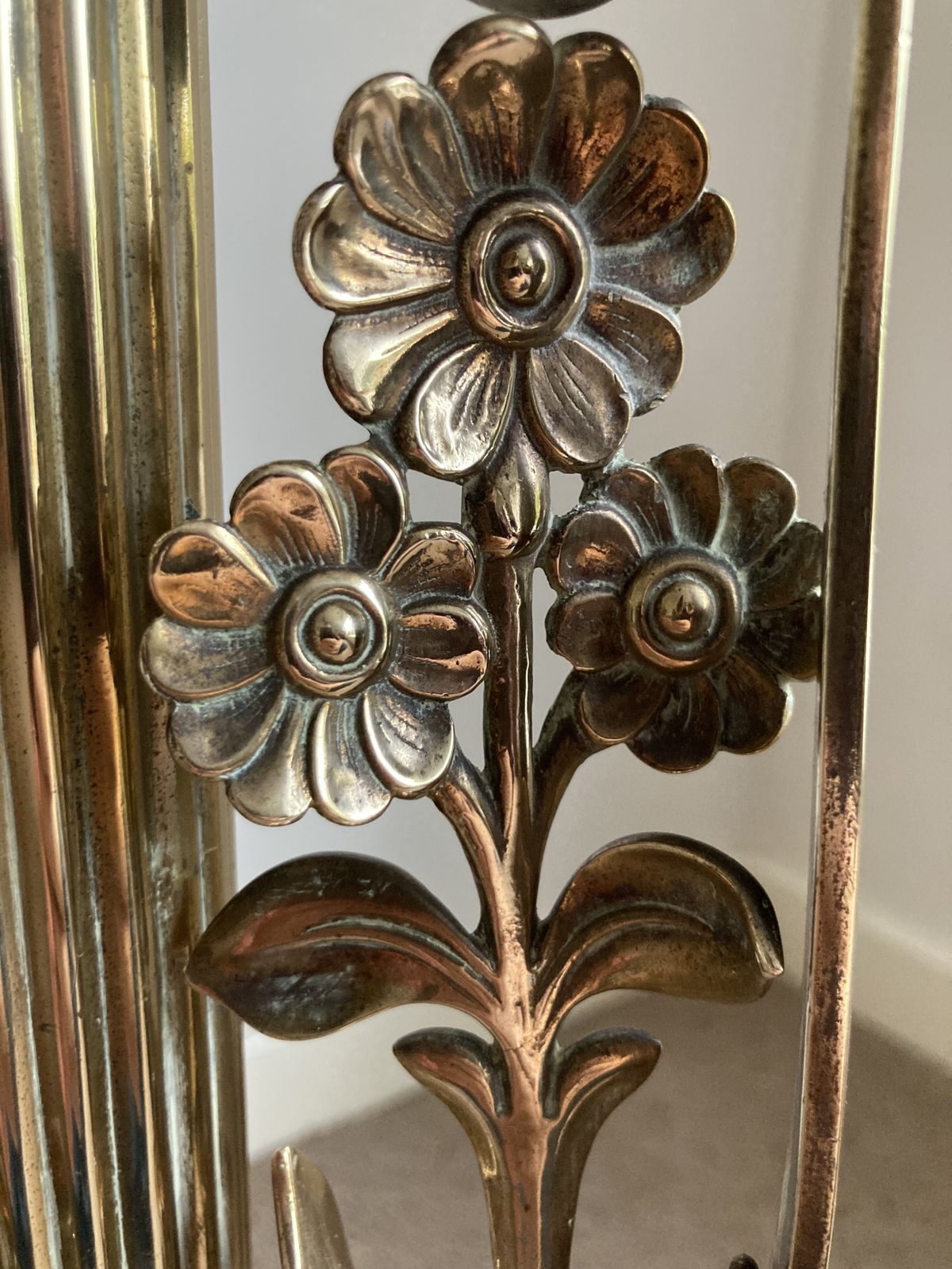 19th Century Brass And Copper Standard Lamp In The Manner Of Benson photo Lighting