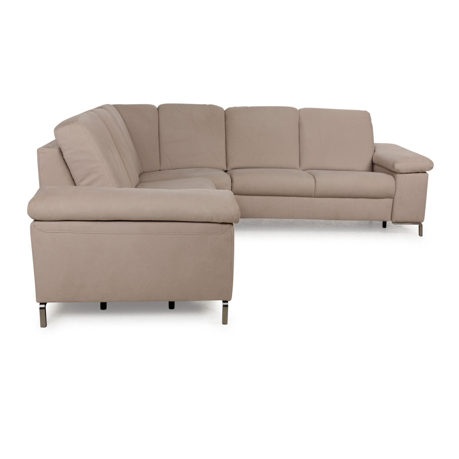 Musterring Fabric Corner Sofa Beige photo vintage