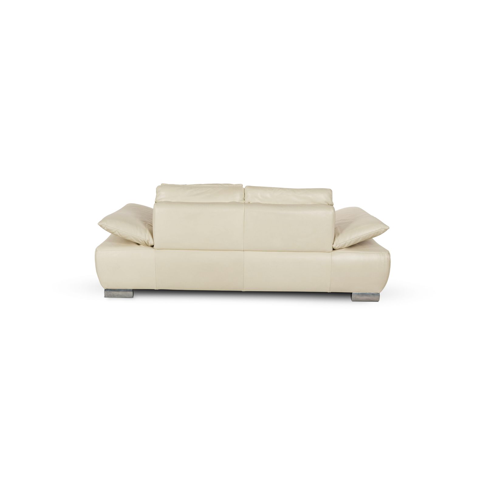 Furniture Koinor Volare Leather Three Seater Sofa Cream Manual Function photo