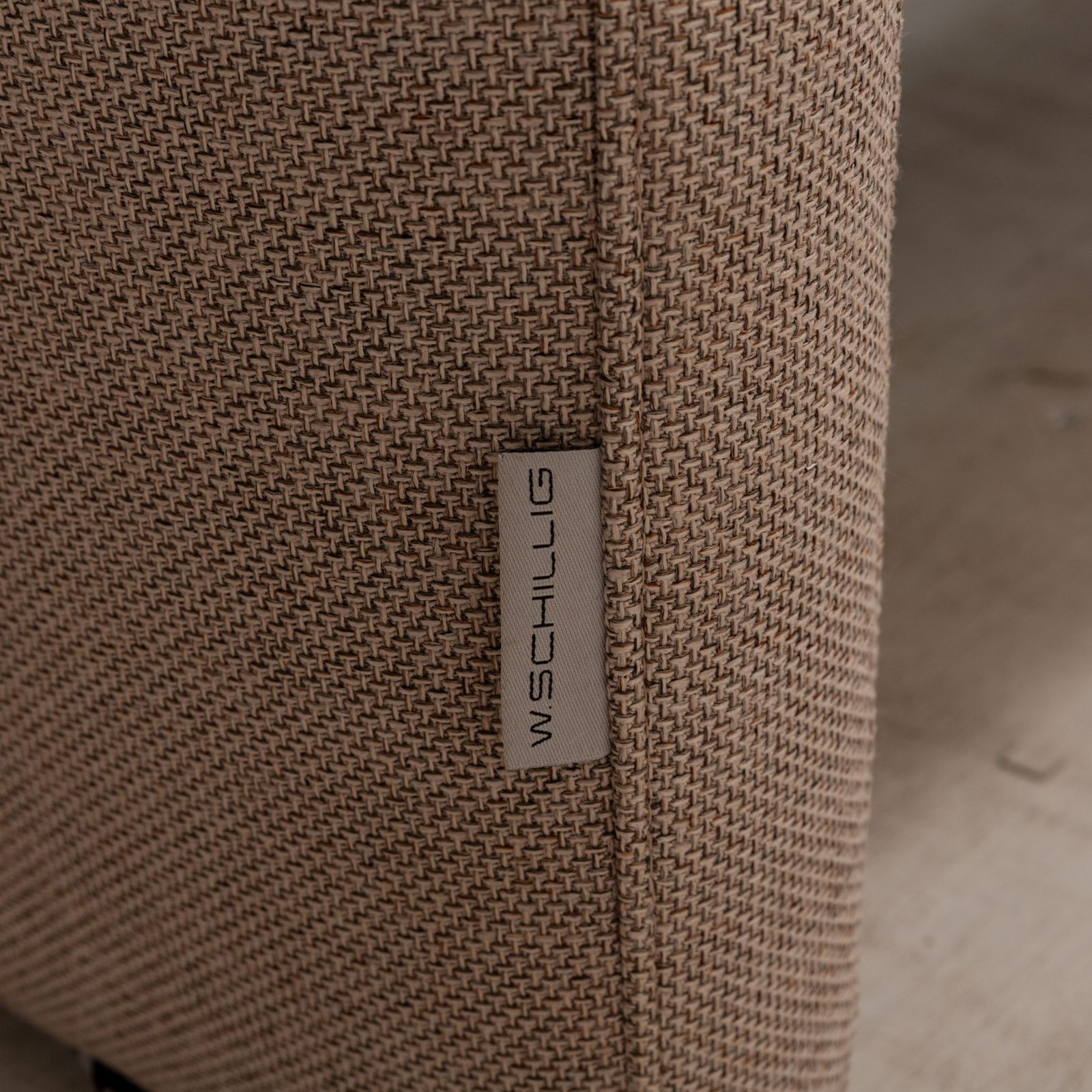 Canapé 3 places Willi Schillig en tissu beige photo buy