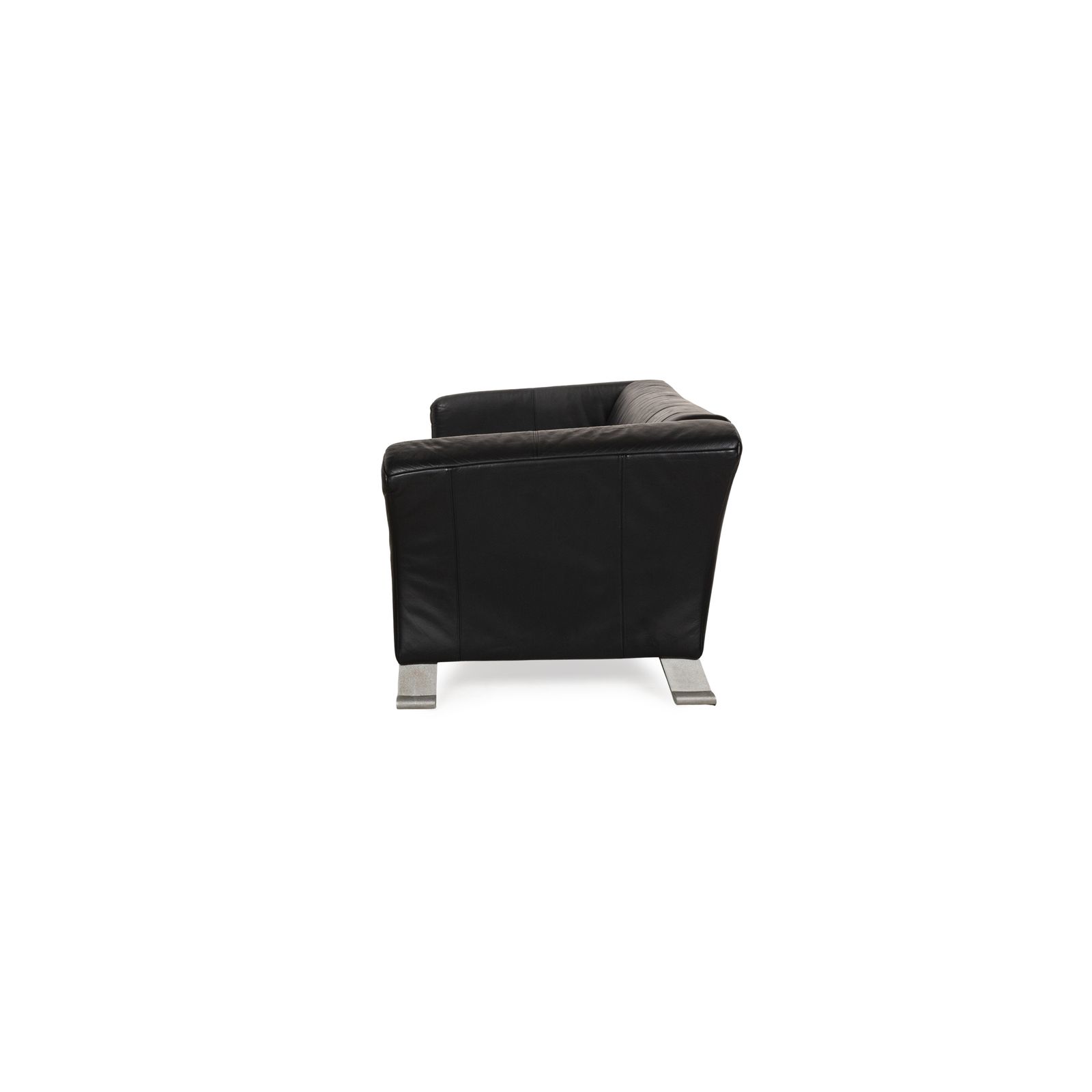 photo for sale Rolf Benz 322 Leather Two Seater Gray Anthracite Sofa