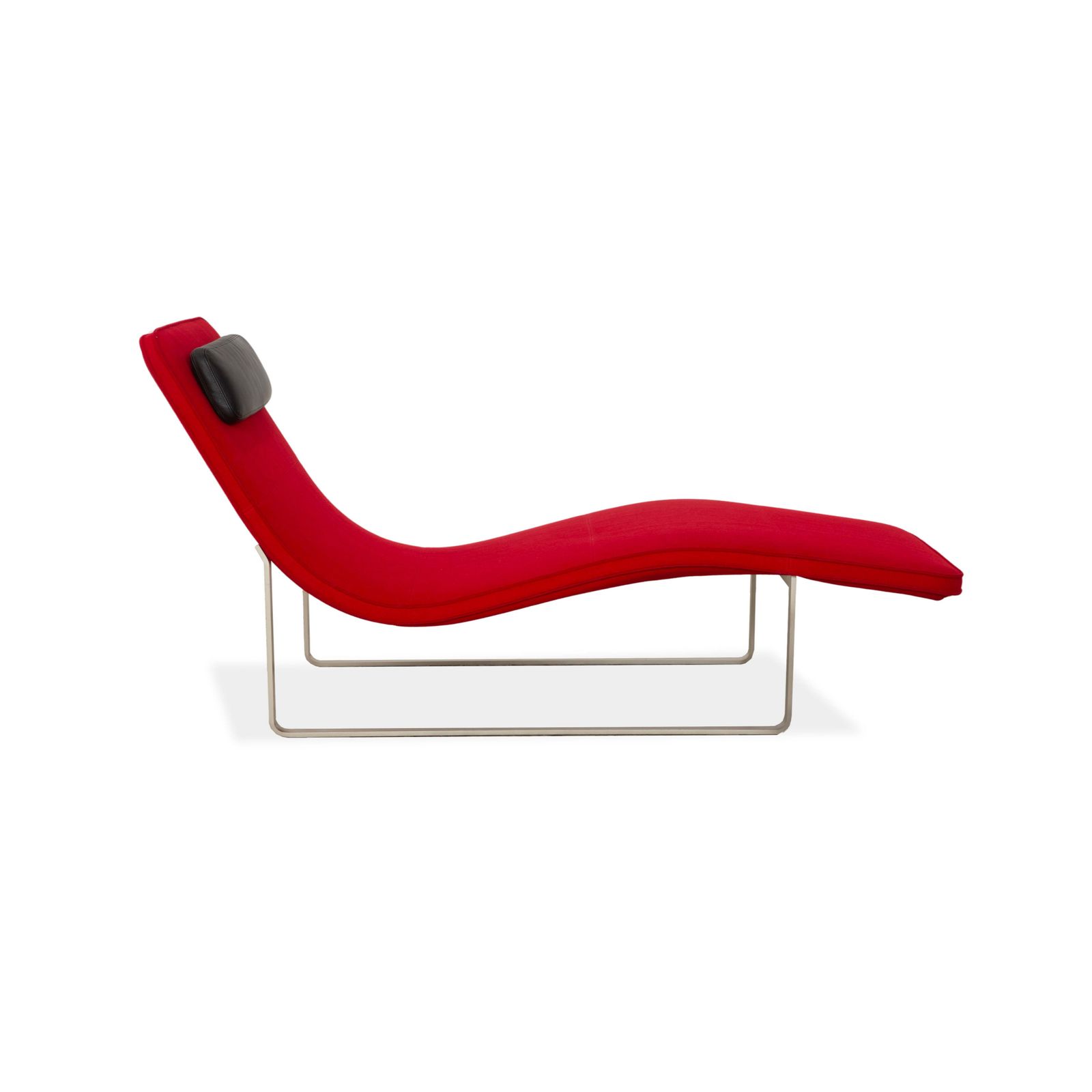 photo furniture B&B Italia Landscape Fabric Lounger Red