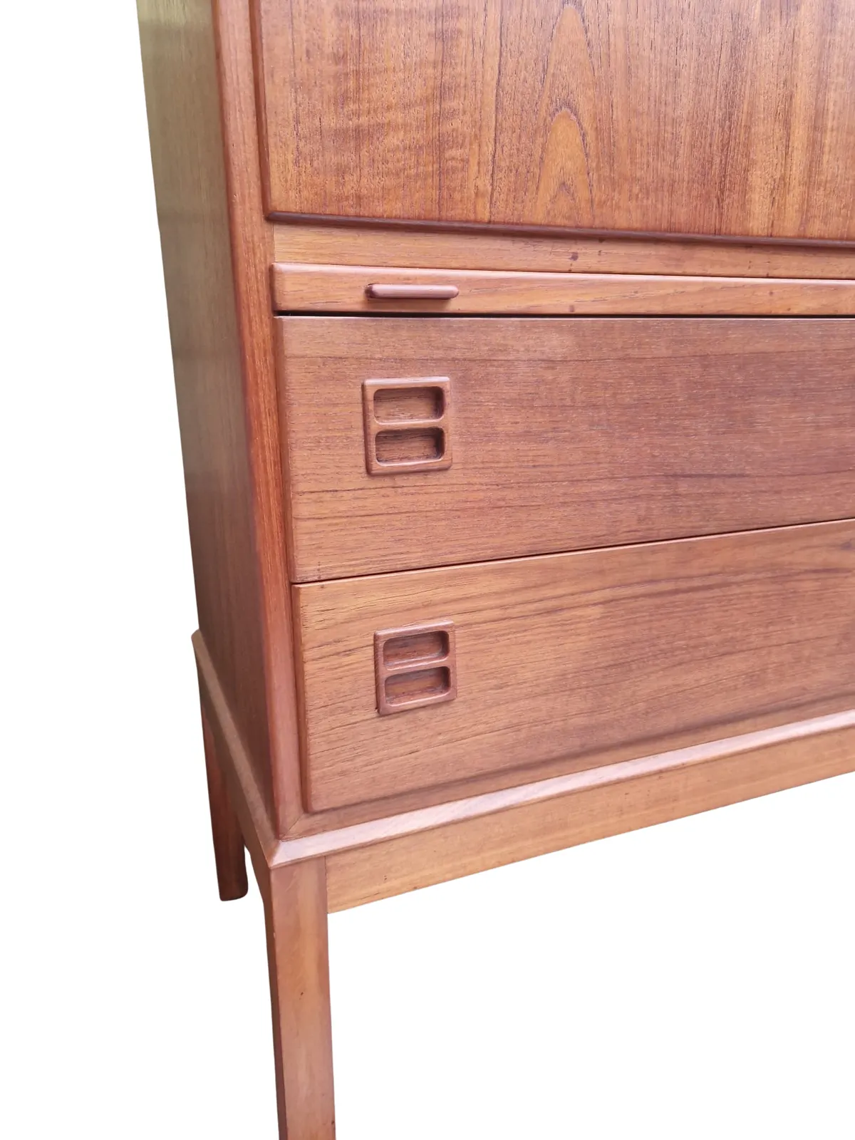 Mid Century Danish Teak Cabinet By Johannes Andersen For Bernhard Pedersen, C. 1960s photo vintage