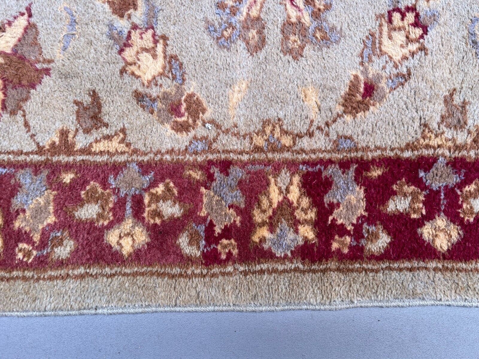 photo for sale Very Long Tribal Runner 440x82 Cm Tribal Rug, Beige, Blue, Vintage