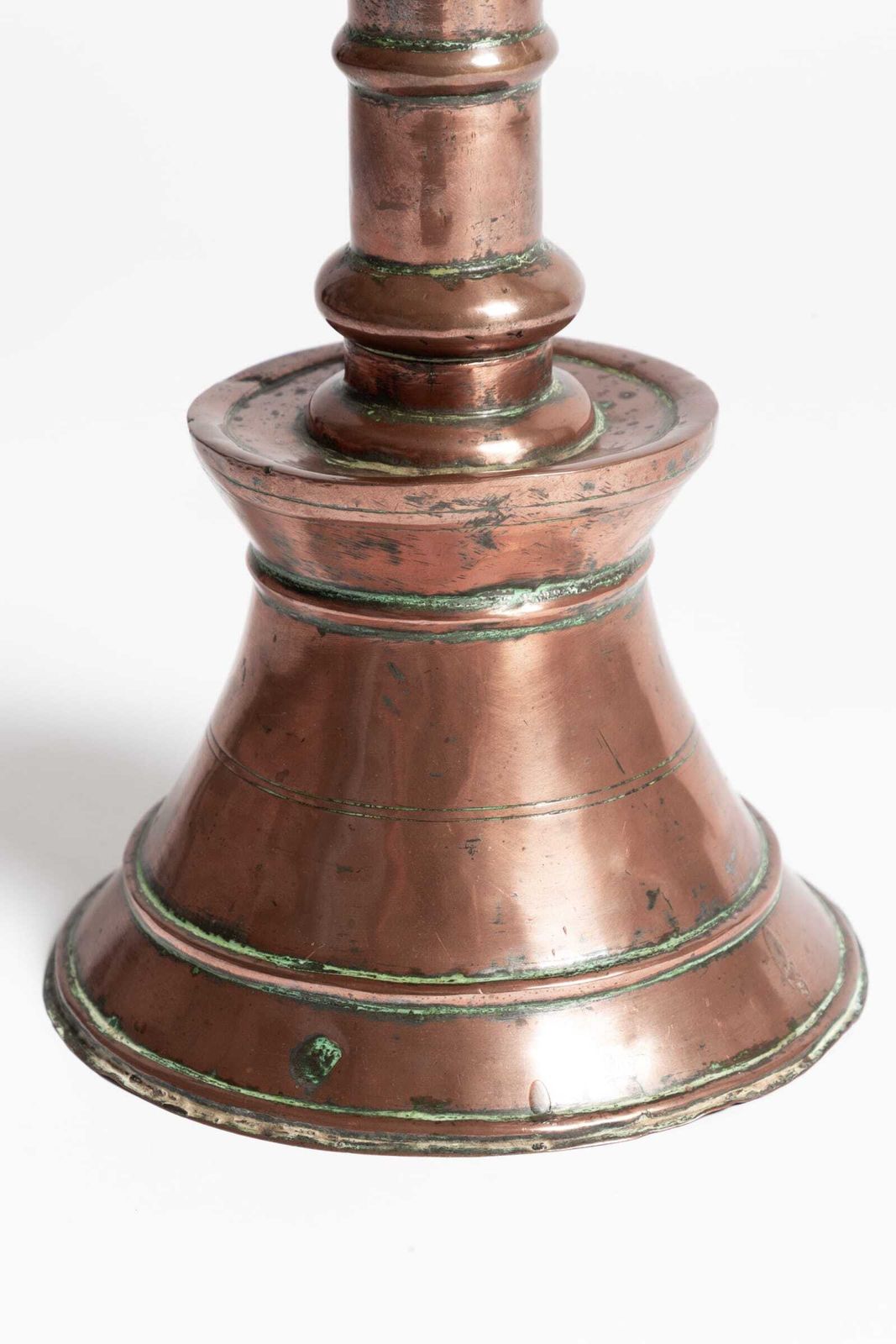 Pair Of 19th Century Ottoman Copper Candlesticks photo Home Decor