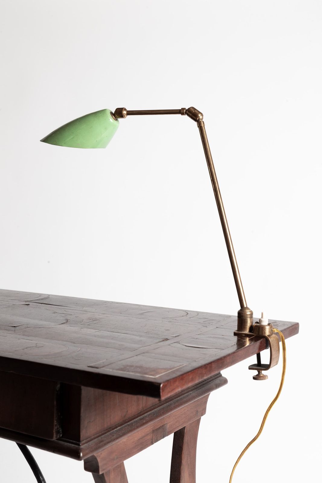 Italian Articulated Desk Lamp With Clamp Fixing, 1950s photo 1150.0