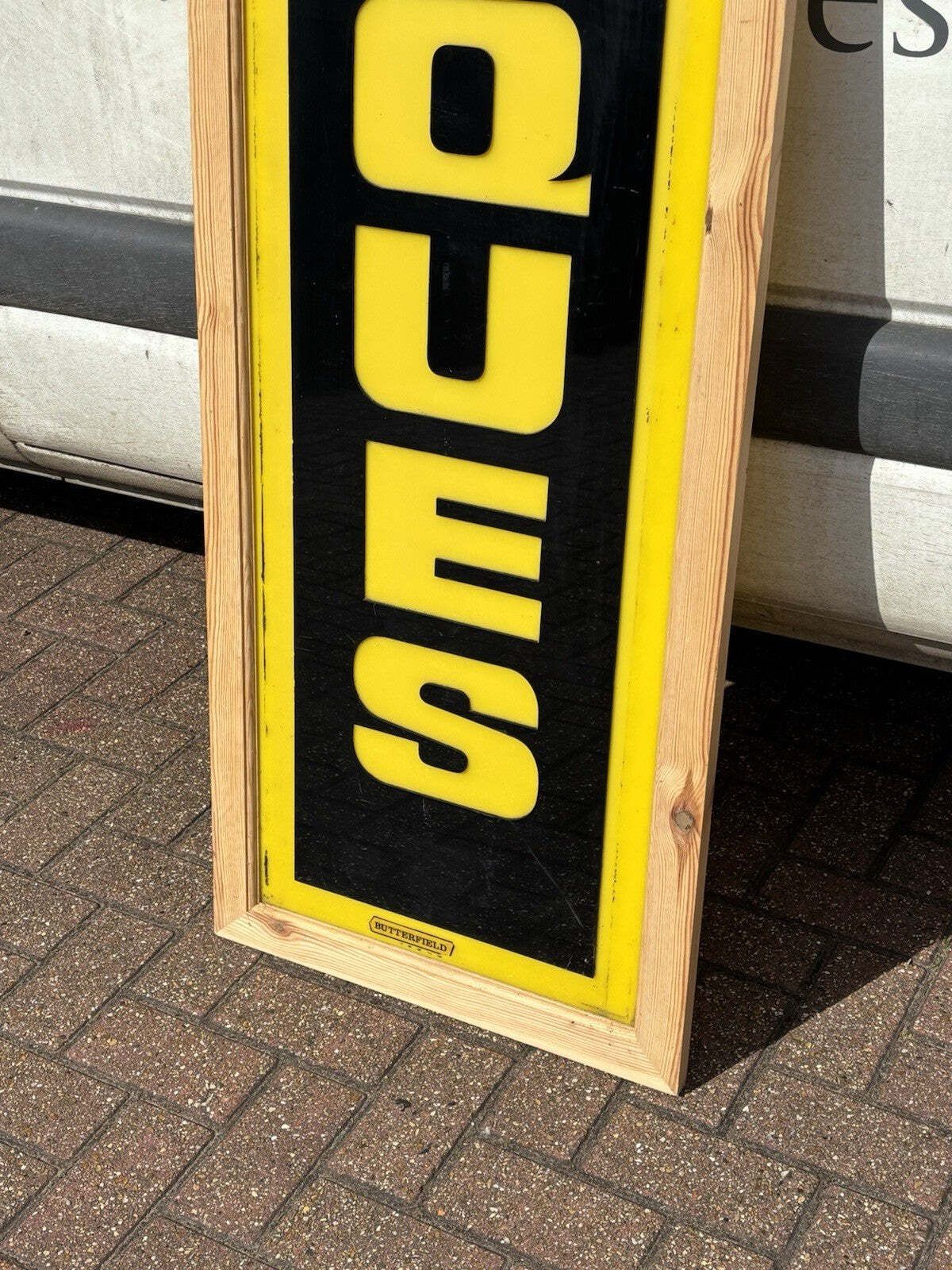 Huge Old Antique Shop Sign. From An Old London Antique Warehouse photo Home Decor