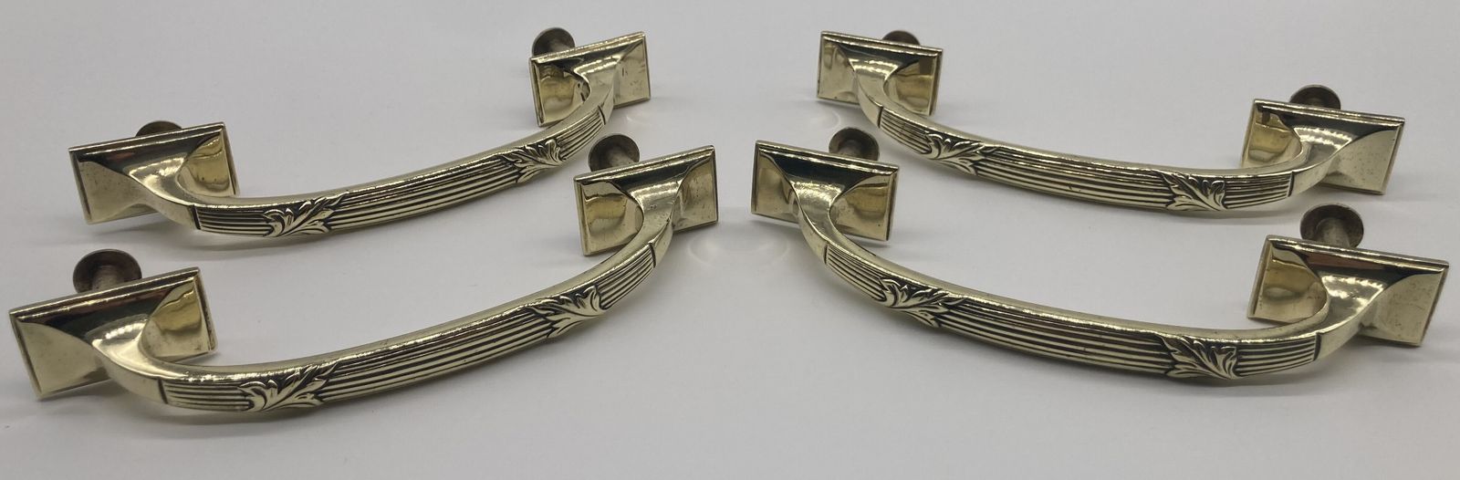 A Set Of Four Brass Handles By William Tonks And Sons photo furniture