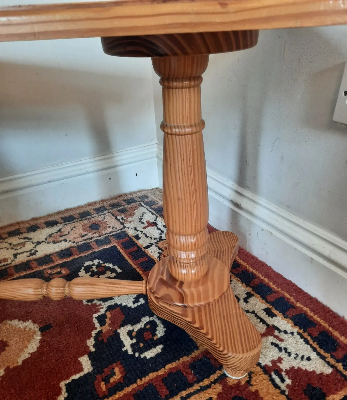 Modern Vintage Mountain Ash Twin Pedestal Coffee Table photo vinterior