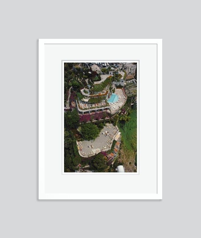 Slim Aarons 'Il San Pietro Di Positano' Framed White photo furniture