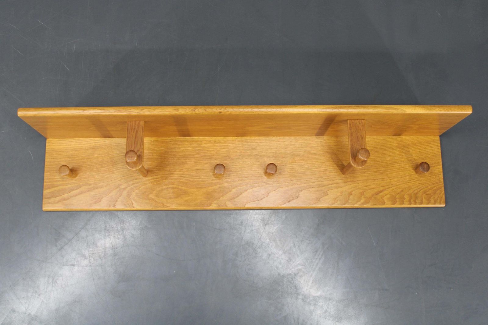 1970s Rare Aksel Kjersgaard Ash Wood Wall Hanger, Denmark photo for sale