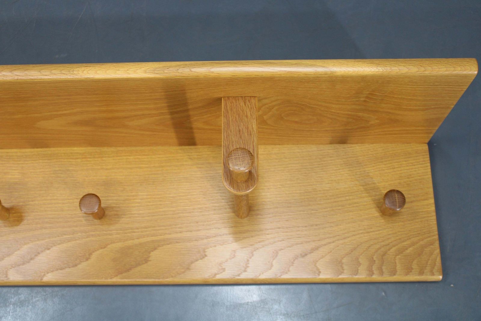 1970s Rare Aksel Kjersgaard Ash Wood Wall Hanger, Denmark photo vinterior