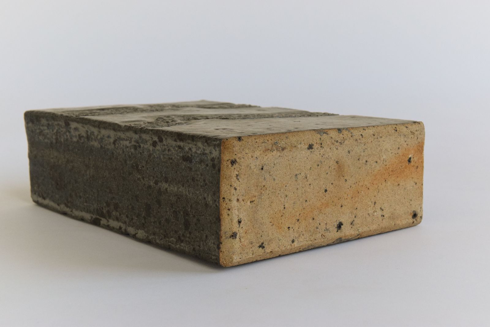 Vintage Studio Pottery Ceramic Slab Built Vase photo 80.0