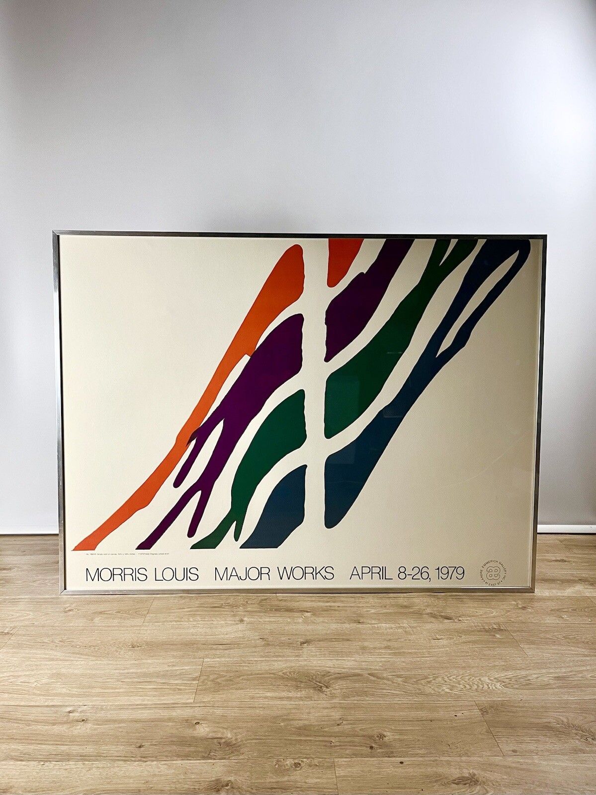 Morris Louis ‘Delta Eta’ Original Museum Lithograph, Mid Century Art 1979 photo for sale