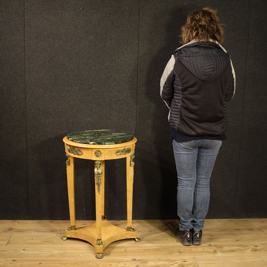 French Side Table In The Style Of Retour D'egypte From The 60s photo vinterior