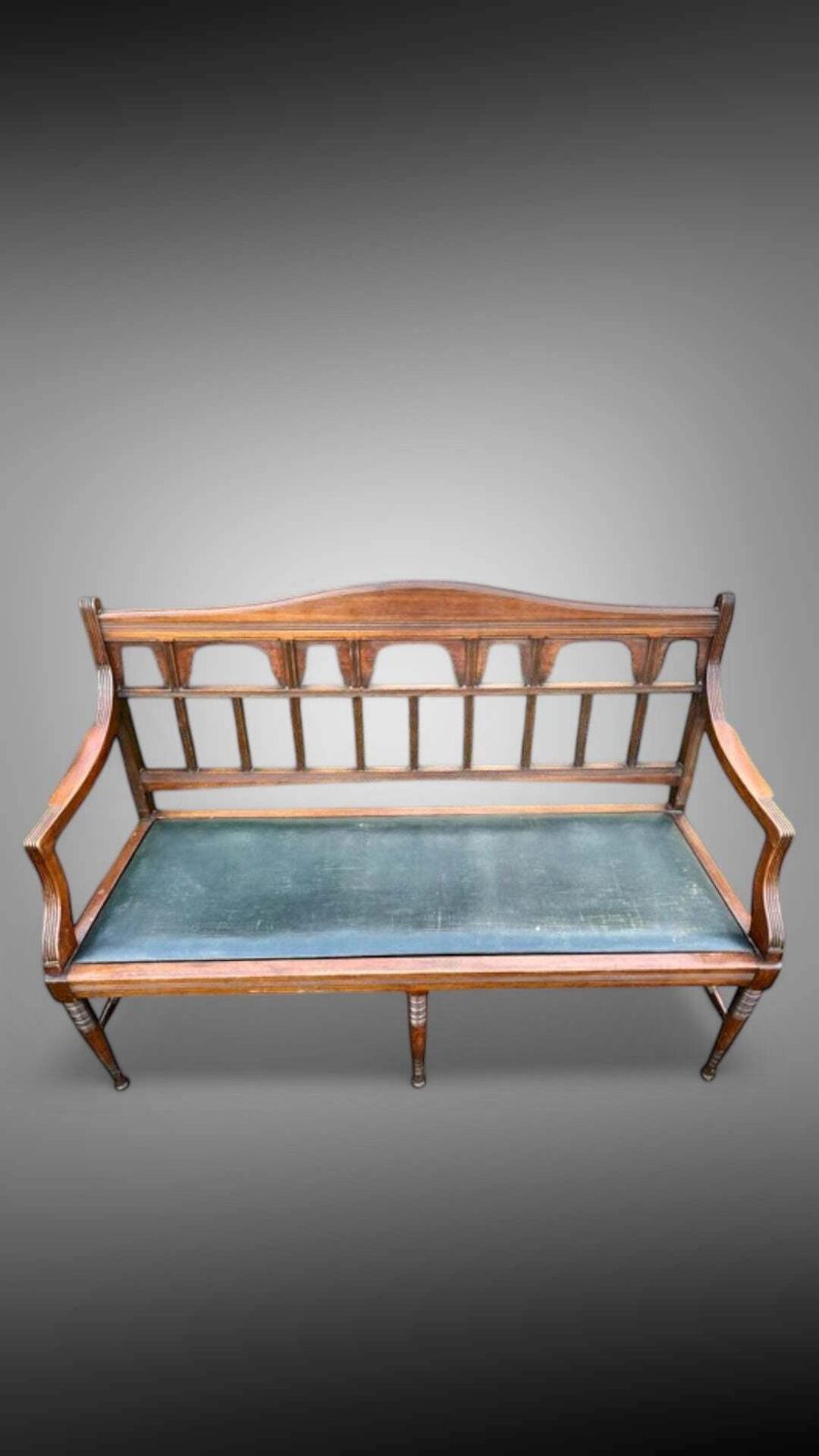 Exceptional Rare Antique William Birch For “Liberty” Walnut Settle Of Fabulous Quality Circa 1890 photo vinterior