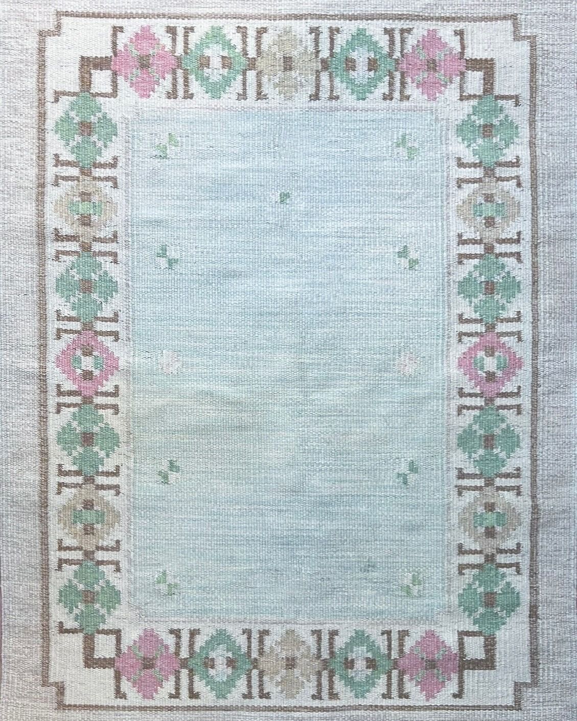 1950's Swedish Flatweave By Anne Marie Boberg