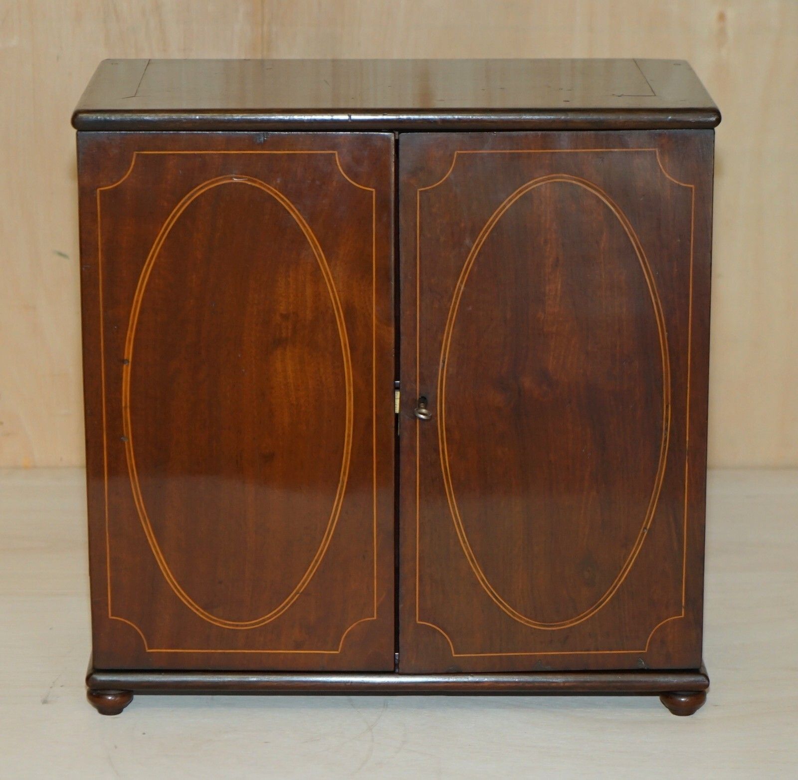 Fully Restored Fine & Antique Georgian Sheraton Collectors Cabinet Circa 1820 photo furniture