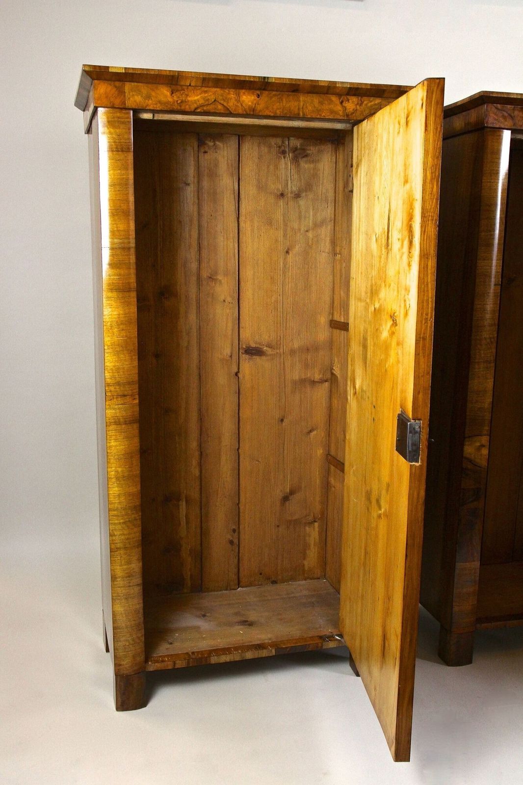 19th Century Biedermeier Nutwood Cabinets, Austria Circa 1830 photo 15400.0