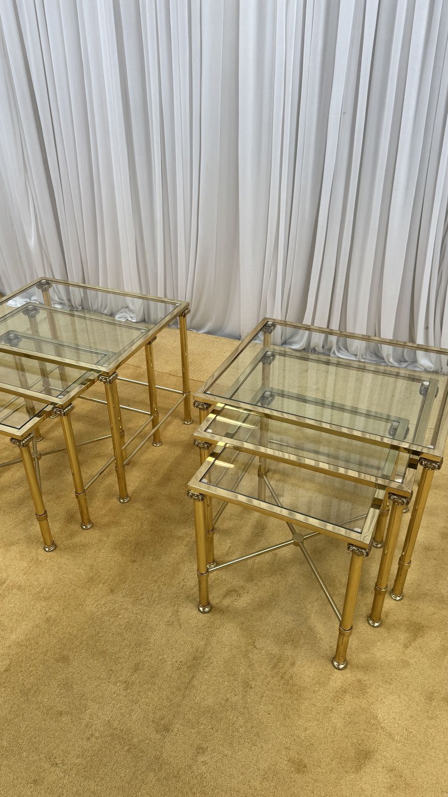 Nest Of Tables, 1970s, Vintage photo 450.0