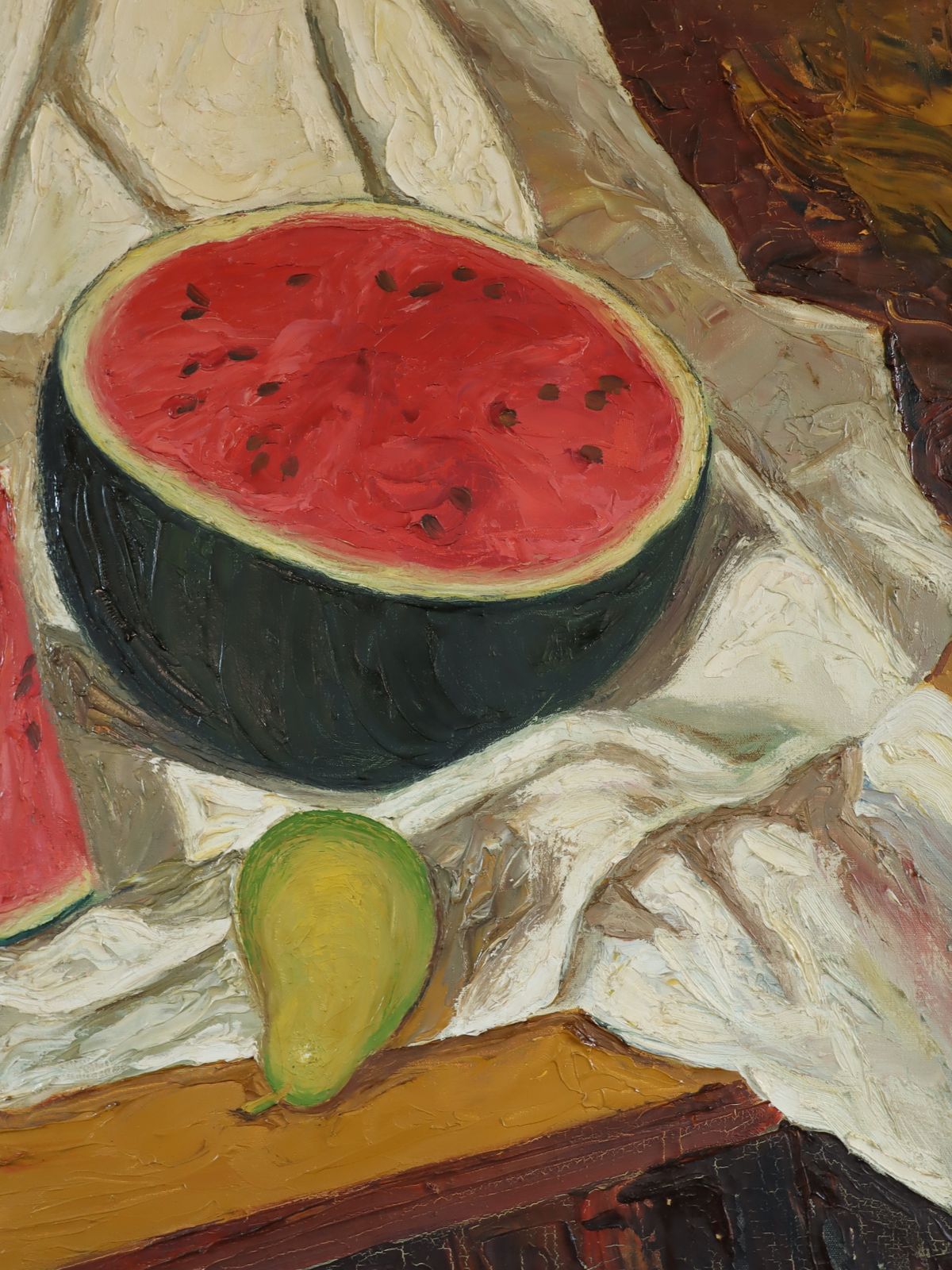 photo furniture Watermelon & Pot  Oil Painting