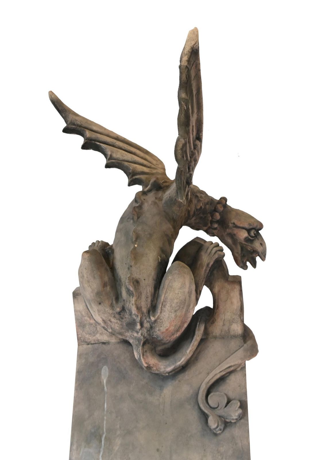 English Stone Gargoyle Griffin Garden Statue photo 645.0