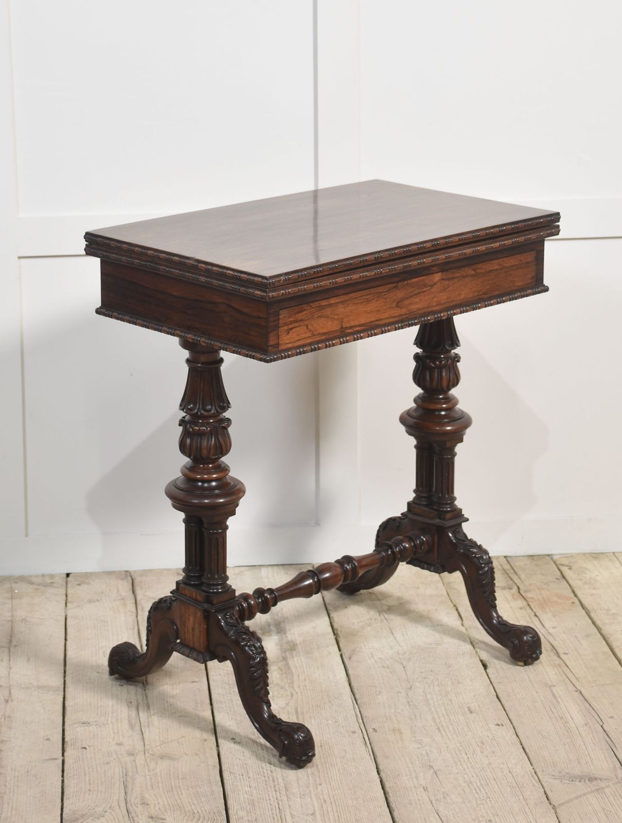 19th Century Gillows Design Rosewood Card Table photo furniture