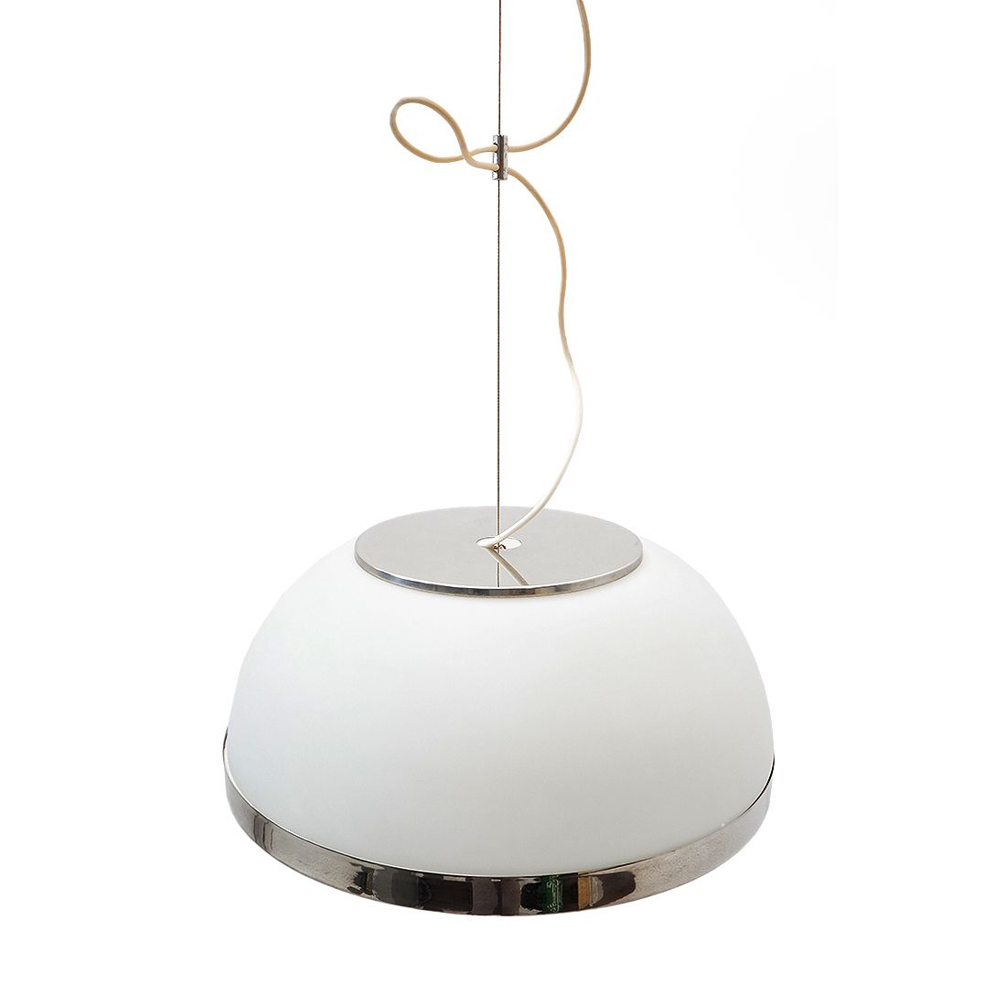 Opaline Glass Chandelier By Pia Guidetti Crippa For Lumi, 1970s photo furniture