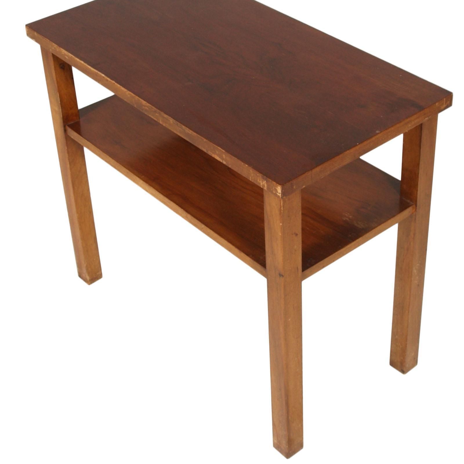 Country 1920s Art Deco Occasional Table, Coffee Table, In Walnut, Wax Polished photo for sale