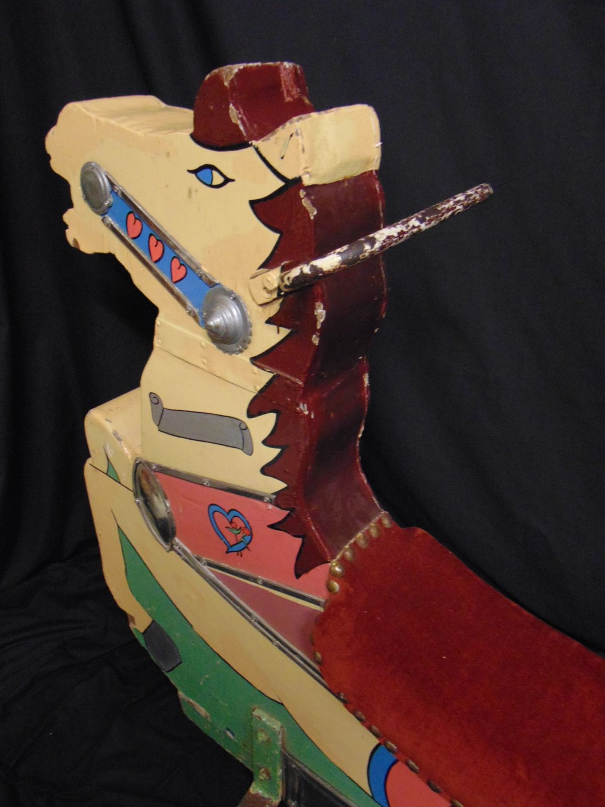 Mid 20thcentury Fairground Horse, Outer Side Of An Ark Ride By Larkin (Possibly) photo vinterior