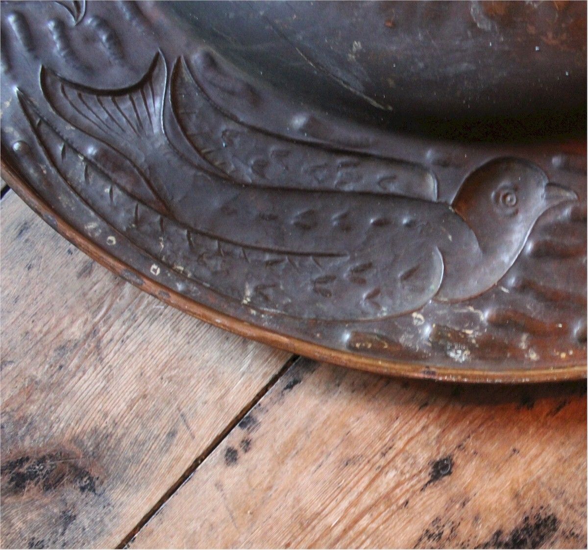 Liberty Arts And Crafts Copper Charger With Birds photo buy