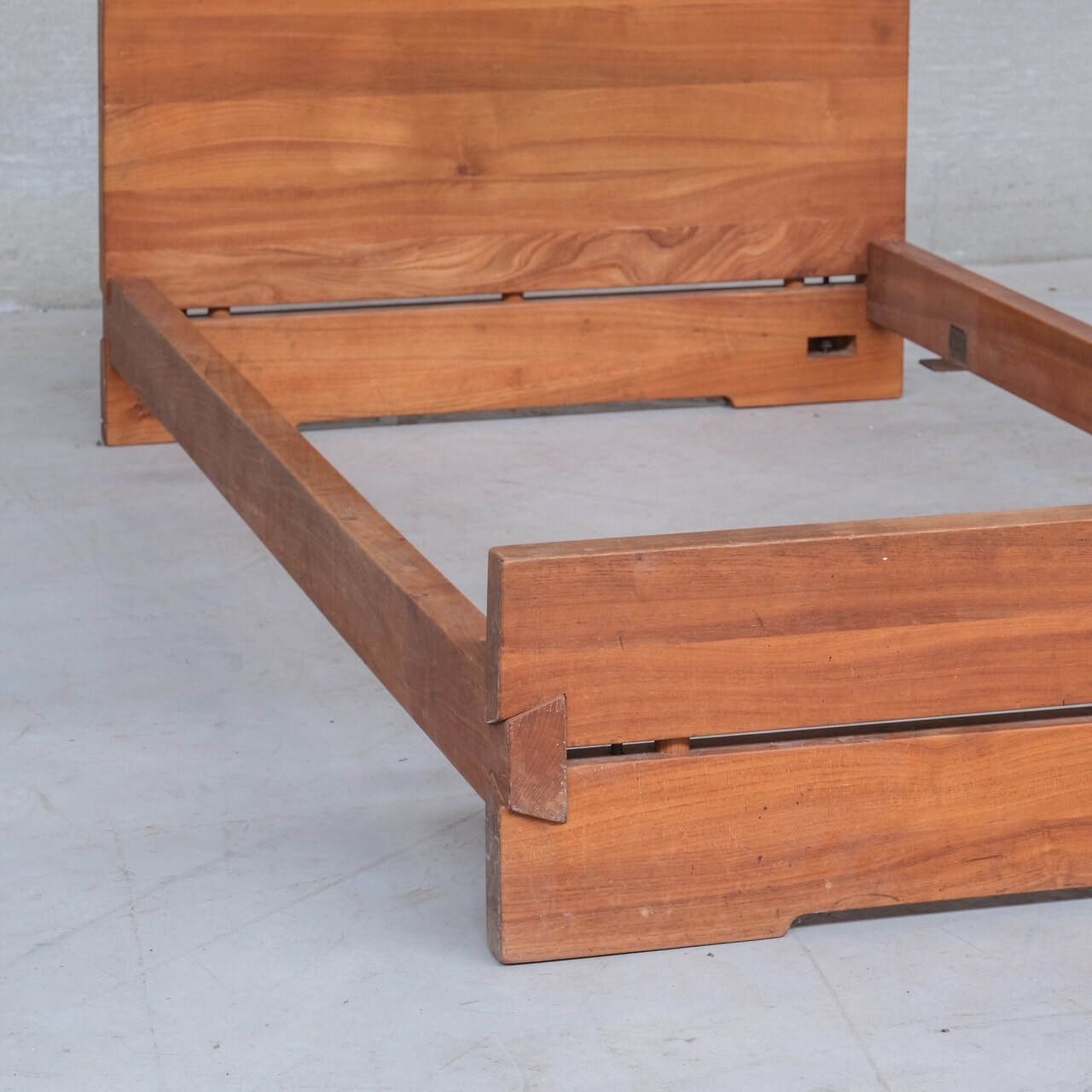 Furniture Pierre Chapo Mid Century L02a Elm Single Day Bed (1 Available) photo