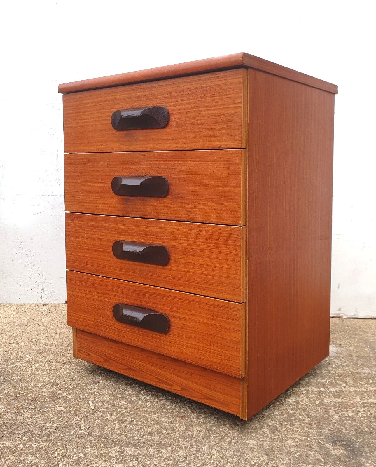 Retro Mid Century  Austin Suite Teak Chest Of Drawers photo for sale