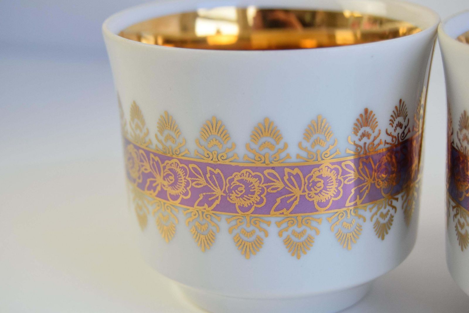 Home Decor Set Of Six Cups And Saucers By Epiag 1950 photo