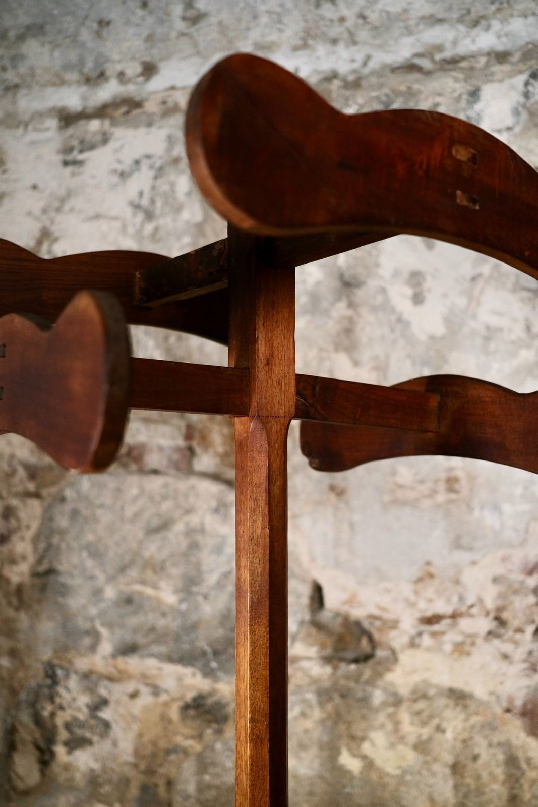 Large Art Deco Style Coat Stand In Oak, France, Early 20th Century photo Furniture