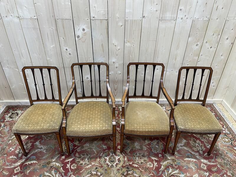 Paire De Fauteuils Et Paire De Chaises Anglais photo Furniture