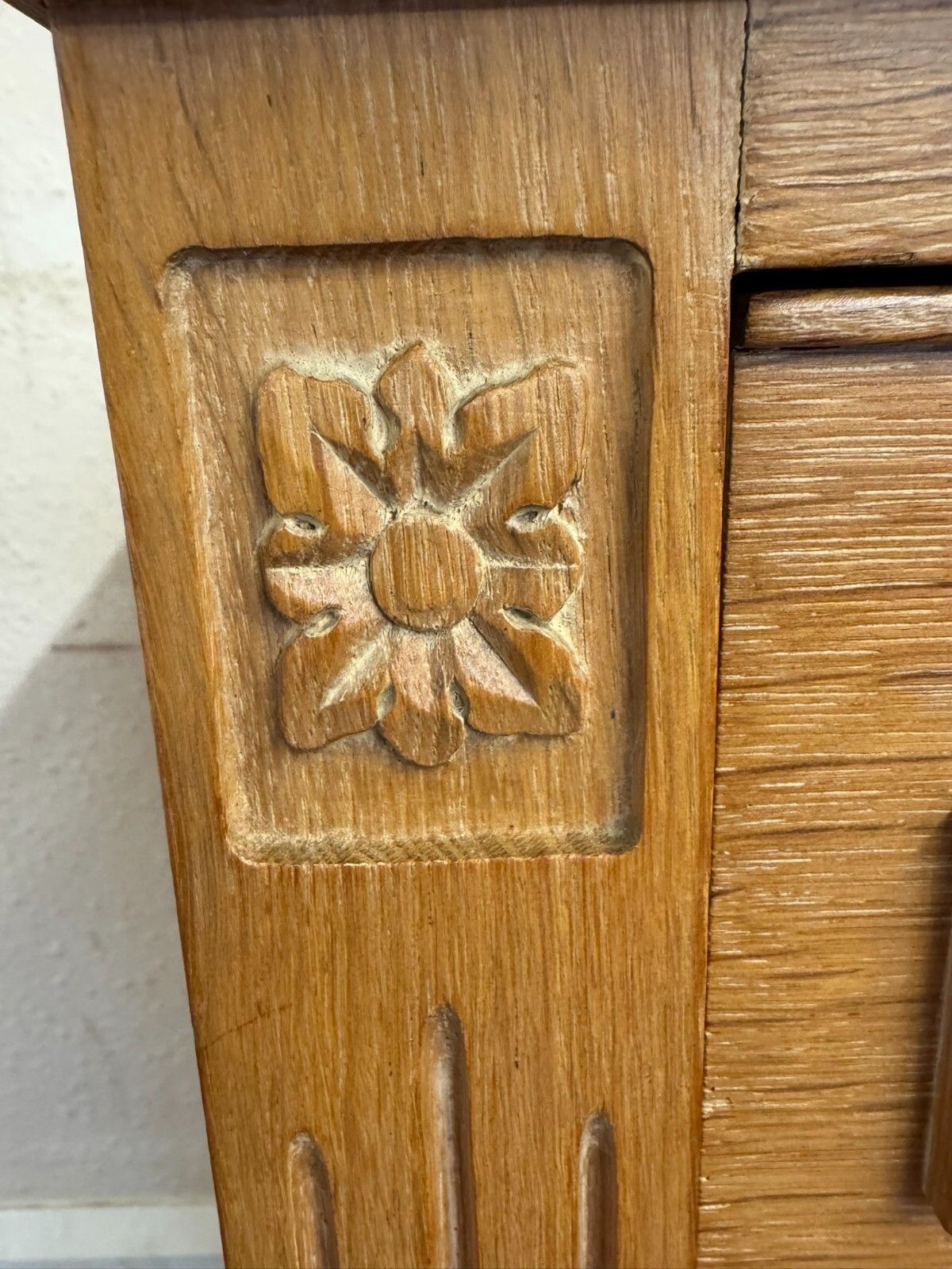 photo for sale Fabulous French Empire Oak Commode/Chest Of Drawers Circa 1950