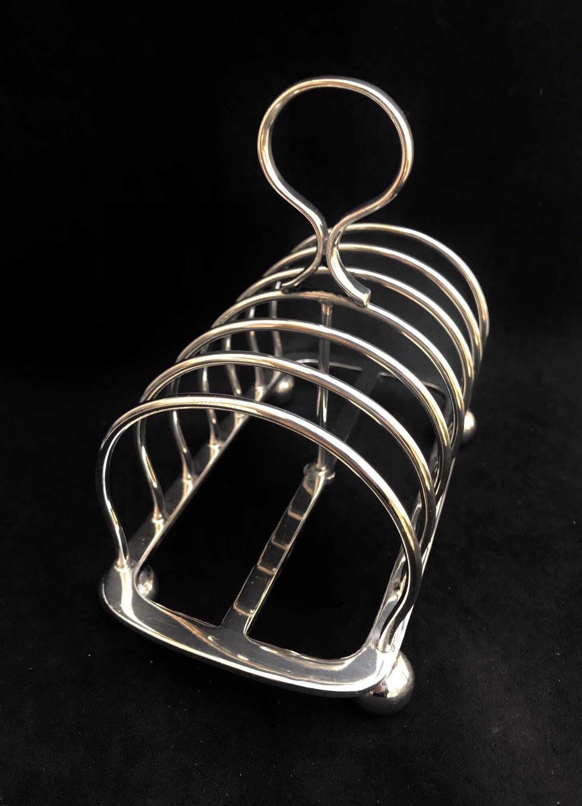 Toast Rack Holder Victorian Breakfast Set Walker And Hall 6 Slices Toast Rack Antique English Brunch Tableware Wedding Gift Christmas photo buy