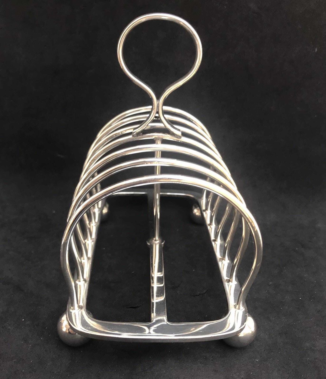 Toast Rack Holder Victorian Breakfast Set Walker And Hall 6 Slices Toast Rack Antique English Brunch Tableware Wedding Gift Christmas photo vintage