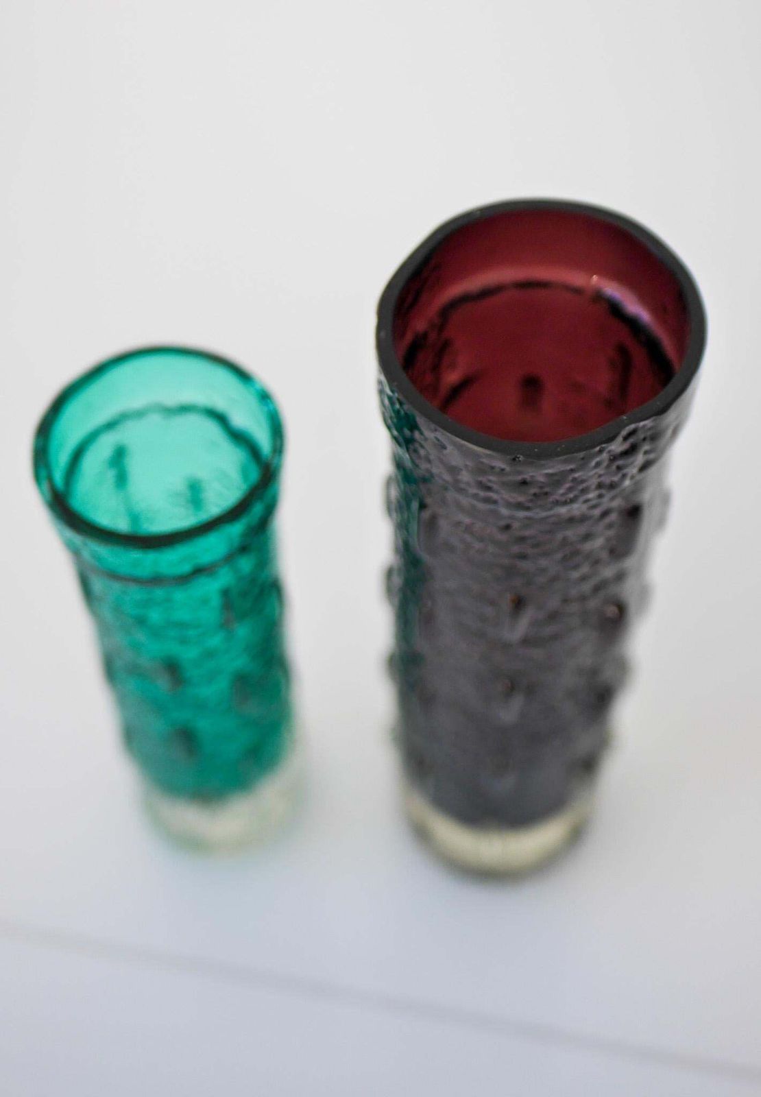 Mid Century Modern Finnish Glass Vases By Tamara Aladin For Riihimäan Lasi photo vinterior