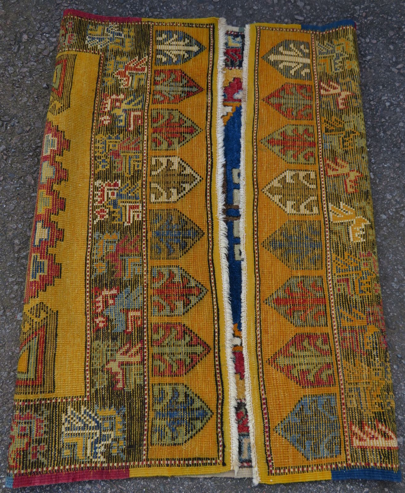 4850.0 Antique Turkish Konya Yatak Rug. Central Anatolia.Circa 1870. 173cm X 123cm. photo