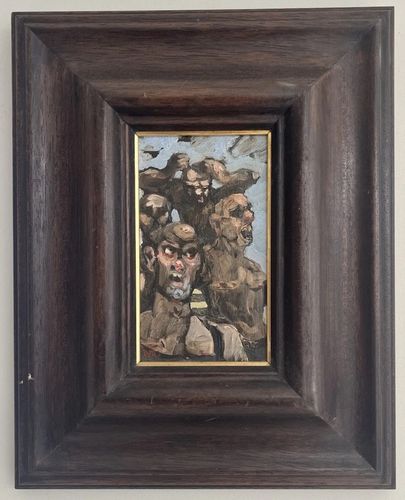 Donald Macleod Scottish Oil On Board Contemporary Art photo vinterior