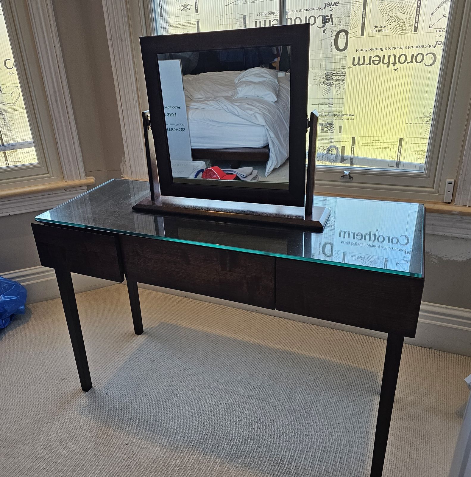 Alexander Miles Handmade Corsini Walnut Dressing Table