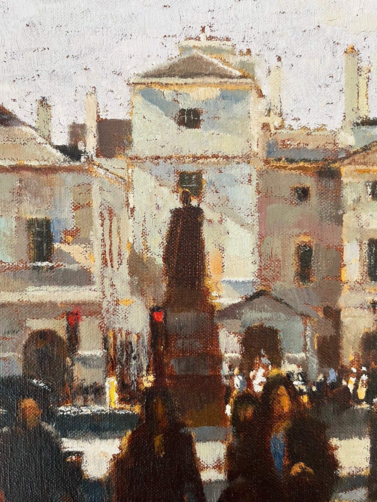 Dennis Syrett British Contemporary Impressionism Oil On Canvas photo vintage