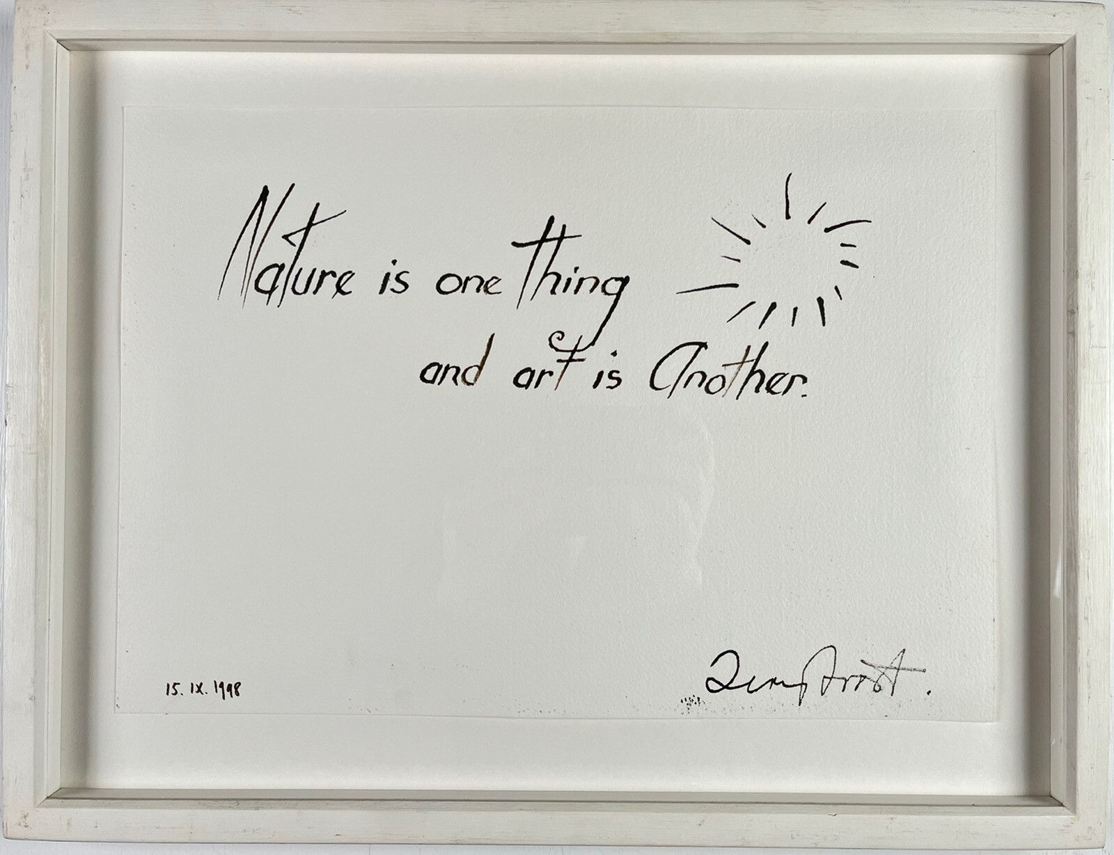 Sir Terry Frost Ink On Paper photo furniture