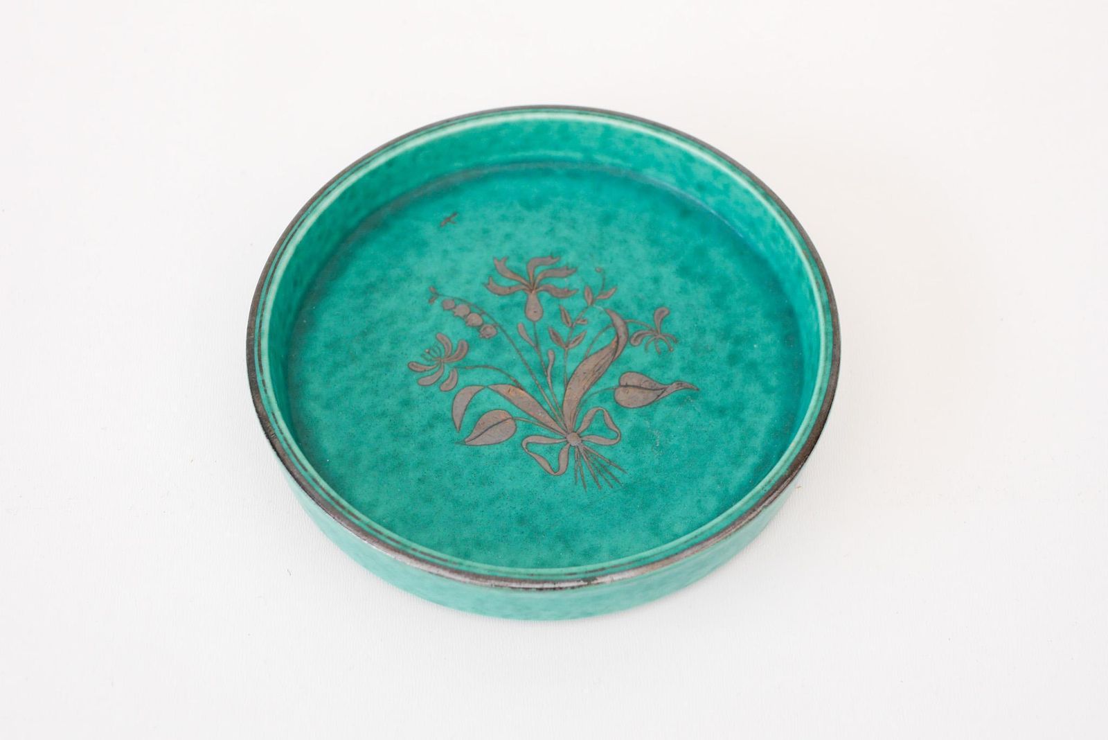 Woonaccessoires Swedish Grace, Art Deco Argenta Sierschaaltje Uit De Jaren 1930 Van Gustavsberg photo