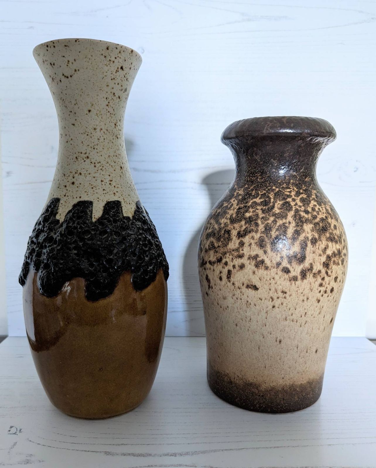 Fat Lava Vase Bay Keramik West Germany 1970s Abstract Design photo Home Decor