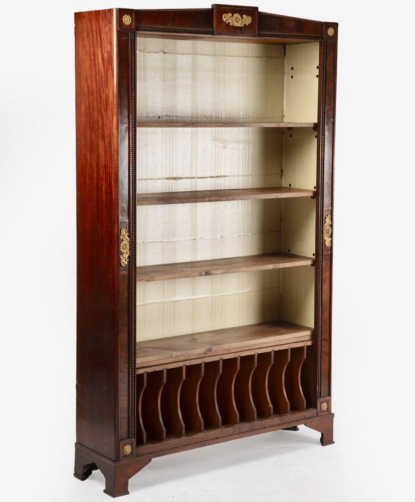 19th Century French Empire Style Rosewood Bookcase photo for sale